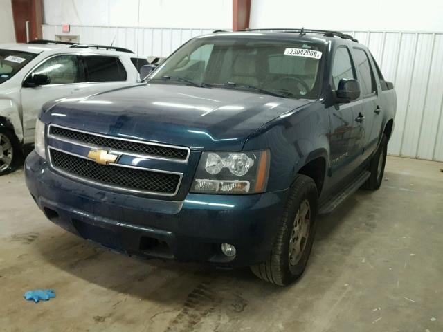 3GNEC12097G155837 - 2007 CHEVROLET AVALANCHE BLUE photo 2