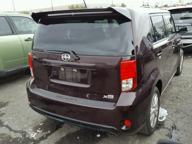 JTLZE4FE9DJ046174 - 2013 TOYOTA SCION XB 栗色 照片 4