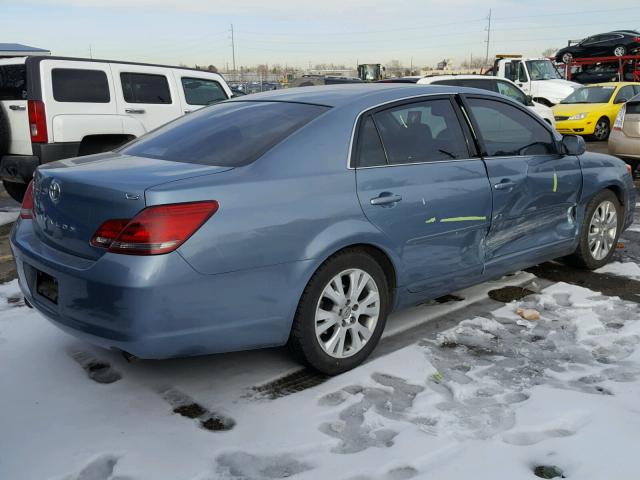 4T1BK36B68U279404 - 2008 TOYOTA AVALON BLUE photo 4