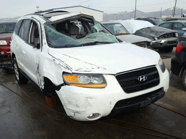 5NMSH73E29H246059 - 2009 HYUNDAI SANTA FE S WHITE photo 1