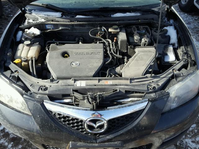 JM1BK32F181869797 - 2008 MAZDA 3 I BLACK photo 7