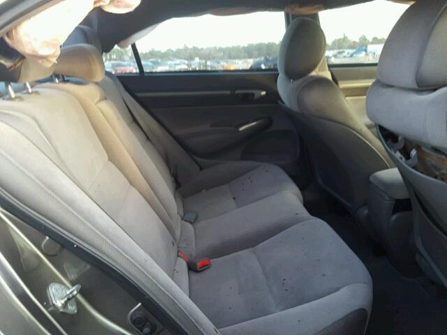 1HGFA16816L102572 - 2006 HONDA CIVIC EX Qəhvəyi foto 6