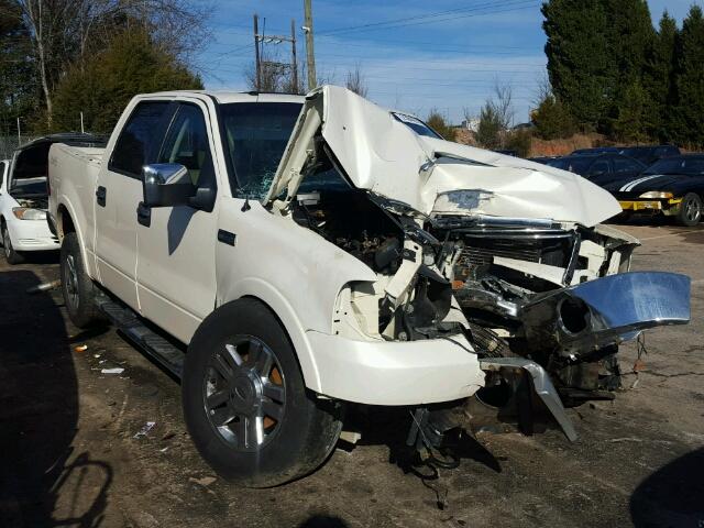 1FTPW14V07FB03435 - 2007 FORD F150 SUPER WHITE photo 1