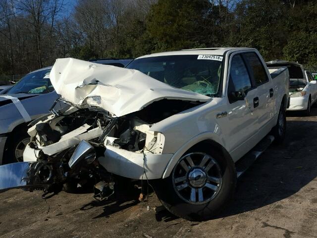 1FTPW14V07FB03435 - 2007 FORD F150 SUPER WHITE photo 2