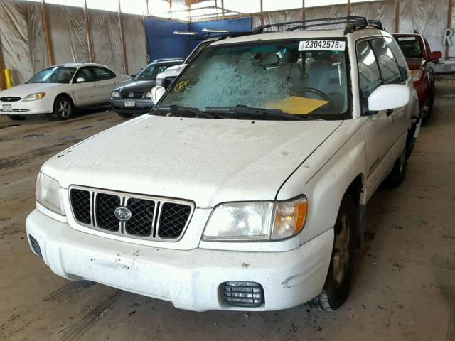 JF1SF65652H723098 - 2002 SUBARU FORESTER S Սպիտակ լուսանկար 2