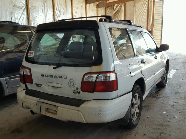 JF1SF65652H723098 - 2002 SUBARU FORESTER S Սպիտակ լուսանկար 4