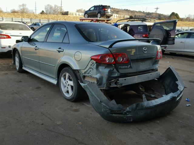 1YVFP80D135M55562 - 2003 MAZDA 6 S GREEN photo 3