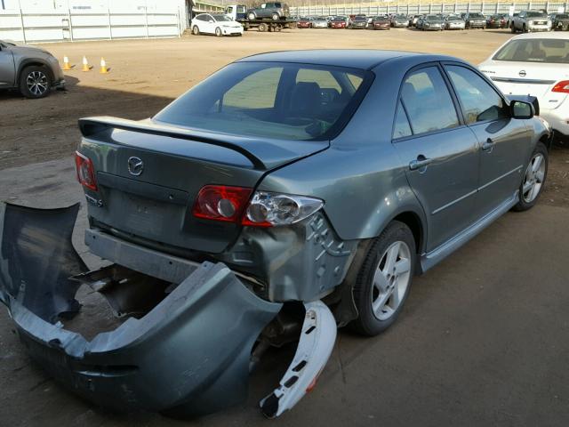 1YVFP80D135M55562 - 2003 MAZDA 6 S GREEN photo 4