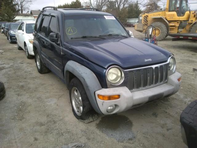 1J4GL48K62W352450 - 2002 JEEP LIBERTY SP BLUE photo 1