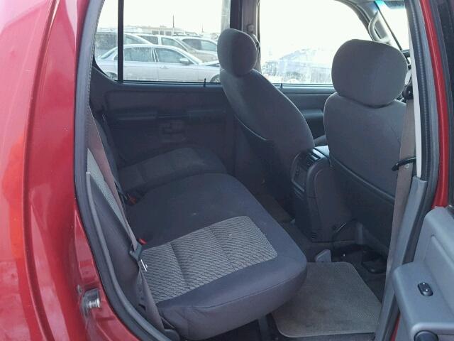 1FMZU67K35UB91382 - 2005 FORD EXPLORER S RED photo 6