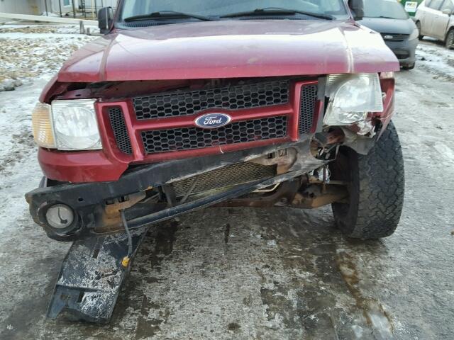 1FMZU67K35UB91382 - 2005 FORD EXPLORER S RED photo 9