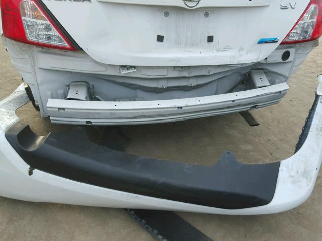 3N1CN7AP2FL908533 - 2015 NISSAN VERSA S WHITE photo 9