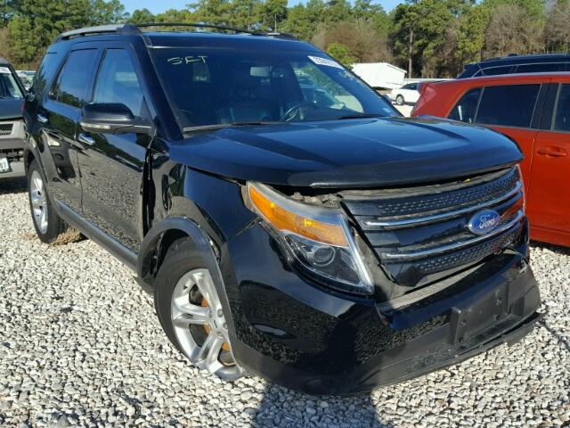 1FMHK7F85CGA09500 - 2012 FORD EXPLORER L BLACK photo 1