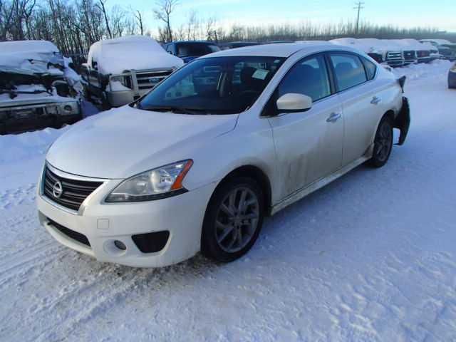 3N1AB7AP6EL648460 - 2014 NISSAN SENTRA S WHITE photo 2