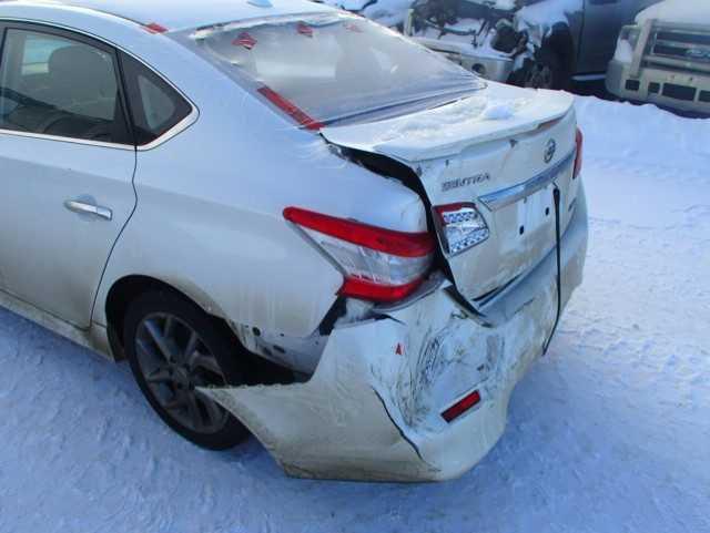 3N1AB7AP6EL648460 - 2014 NISSAN SENTRA S WHITE photo 9