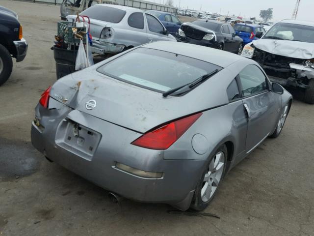 JN1AZ34E44M150194 - 2004 NISSAN 350Z COUPE GRAY photo 4