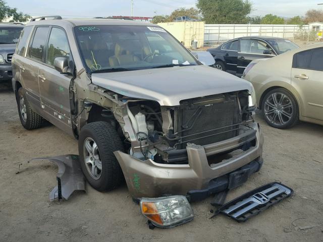 5FNYF28526B048977 - 2006 HONDA PILOT EX GOLD photo 1