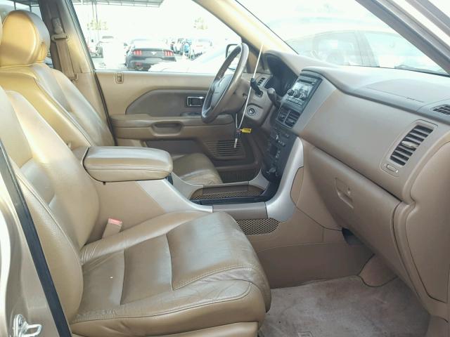 5FNYF28526B048977 - 2006 HONDA PILOT EX GOLD photo 5