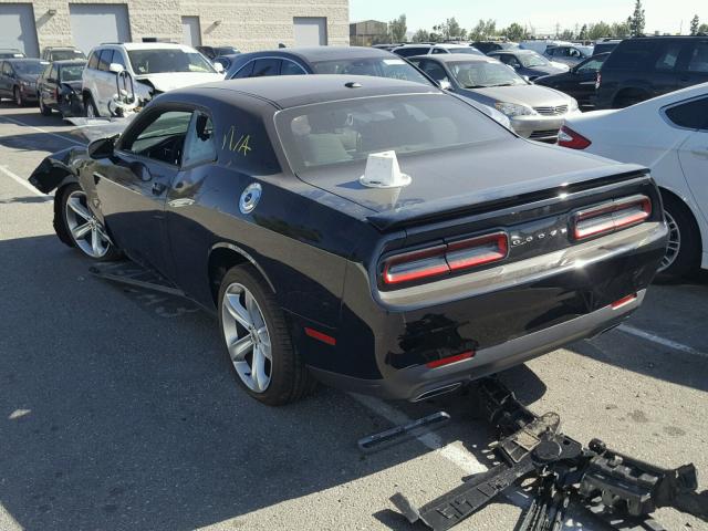 2C3CDZBT5HH665324 - 2017 DODGE CHALLENGER BLACK photo 3