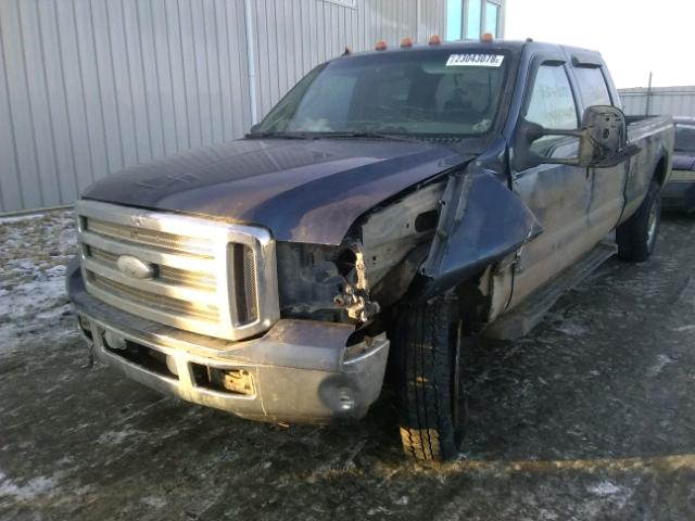 1FTWW31P86EB91121 - 2006 FORD F350 SRW S BLUE photo 2