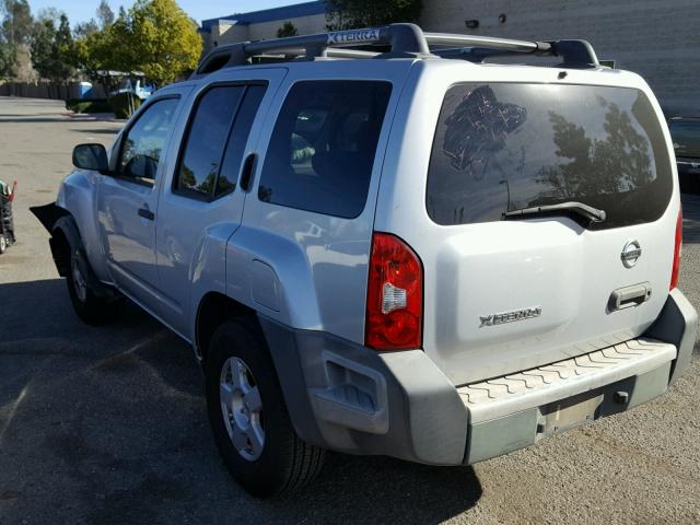 5N1AN08U07C503450 - 2007 NISSAN XTERRA OFF SILVER photo 3