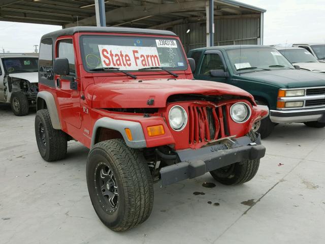 1J4FA39S33P322988 - 2003 JEEP WRANGLER C RED photo 1