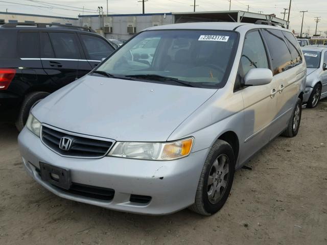 2HKRL18062H545229 - 2002 HONDA ODYSSEY EX SILVER photo 2