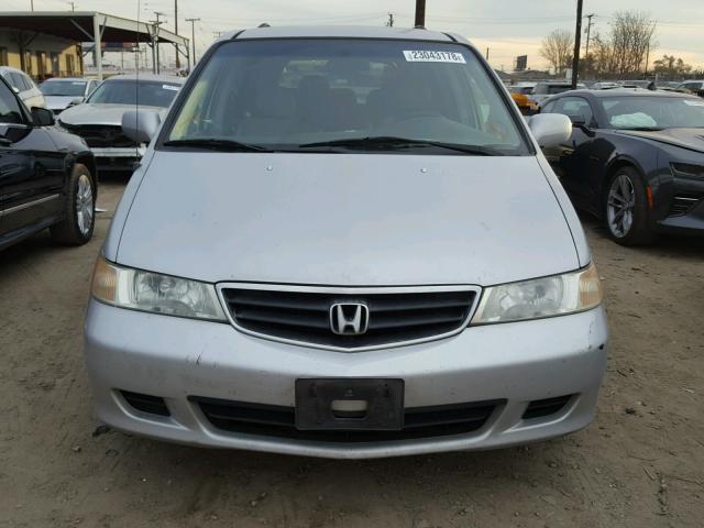 2HKRL18062H545229 - 2002 HONDA ODYSSEY EX SILVER photo 9