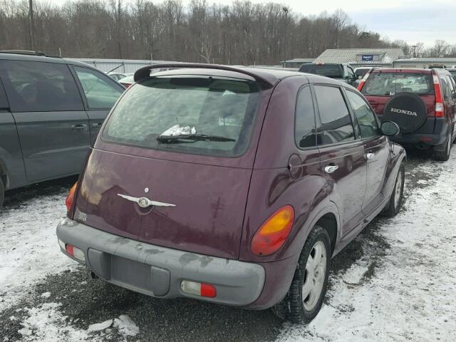 3C4FY58BX2T240863 - 2002 CHRYSLER PT CRUISER PURPLE photo 4