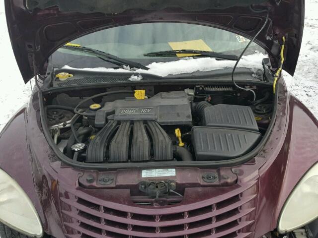 3C4FY58BX2T240863 - 2002 CHRYSLER PT CRUISER PURPLE photo 7