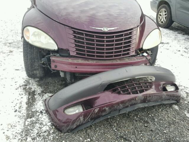 3C4FY58BX2T240863 - 2002 CHRYSLER PT CRUISER PURPLE photo 9