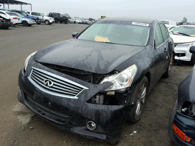 JN1CV6AP4CM931985 - 2012 INFINITI G37 BASE BLACK photo 2