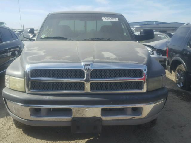 3B7KC23692M303015 - 2002 DODGE RAM 2500 GRAY photo 9