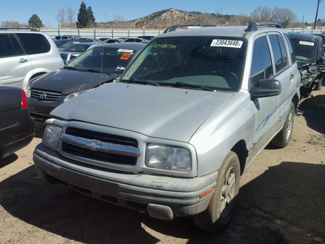 2CNBJ13C426920026 - 2002 CHEVROLET TRACKER SILVER photo 9