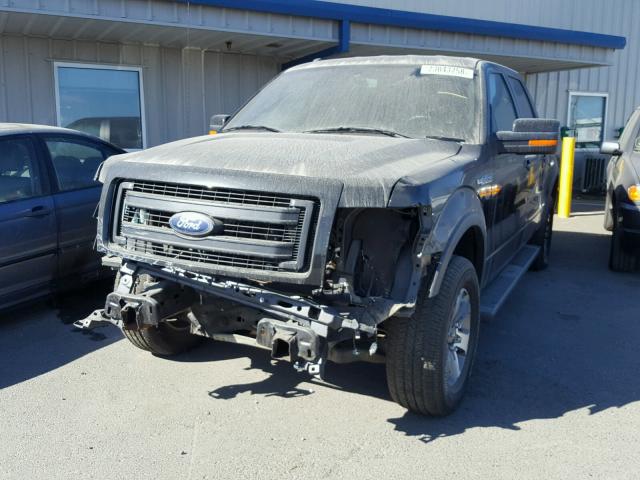 1FTFW1EF8DFA29311 - 2013 FORD F150 SUPER BLACK photo 2