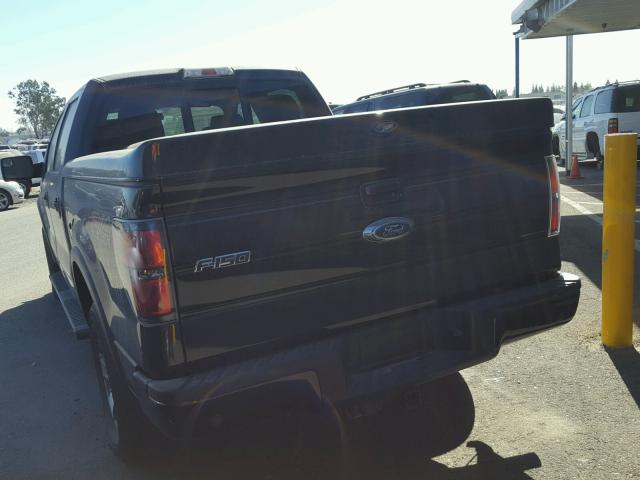 1FTFW1EF8DFA29311 - 2013 FORD F150 SUPER BLACK photo 3