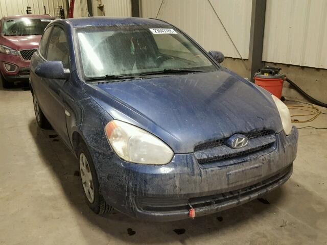 KMHCN35C07U018354 - 2007 HYUNDAI ACCENT BAS BLUE photo 1