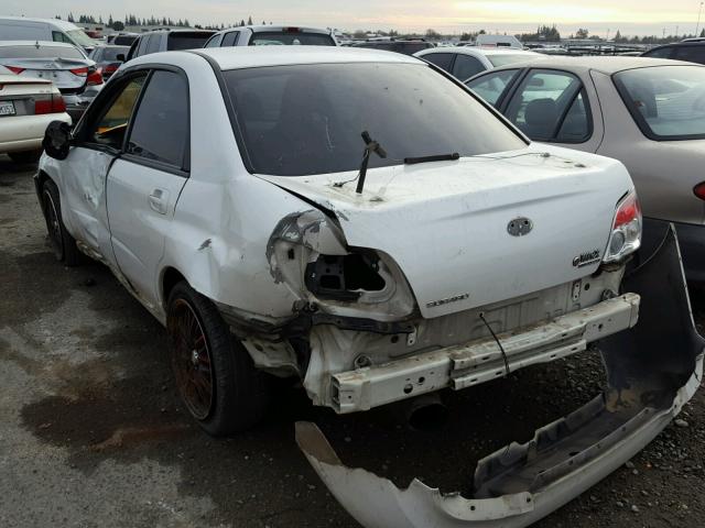 JF1GD74617G514859 - 2007 SUBARU IMPREZA WR WHITE photo 3