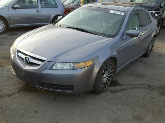 19UUA66214A059392 - 2004 ACURA TL CHARCOAL photo 2