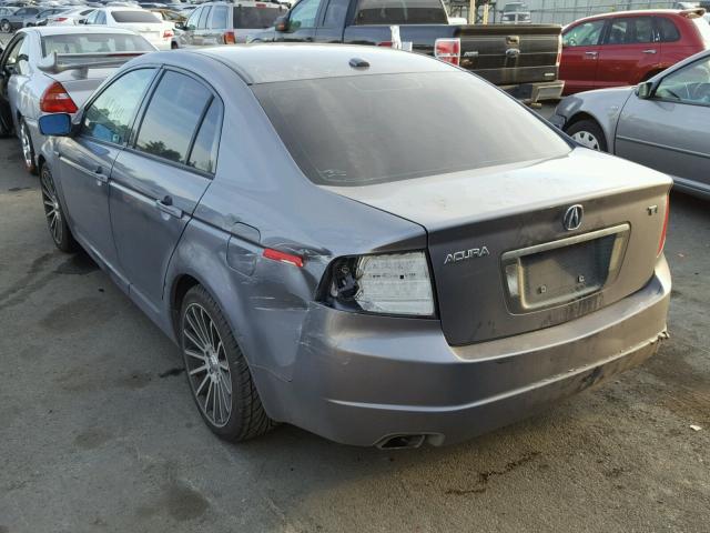 19UUA66214A059392 - 2004 ACURA TL CHARCOAL photo 3