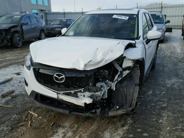 JM3KE4CE5D0143984 - 2013 MAZDA CX-5 TOURI WHITE photo 2