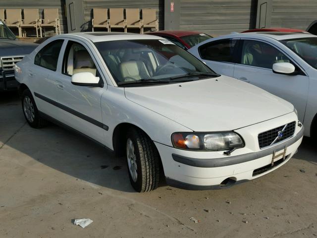 YV1RS61R312012628 - 2001 VOLVO S60 WHITE photo 1