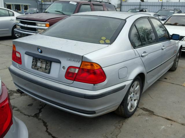 WBAAV33431FU78981 - 2001 BMW 325 I SILVER photo 4