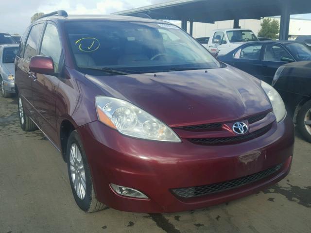 5TDBK22C97S000933 - 2007 TOYOTA SIENNA XLE MAROON photo 1