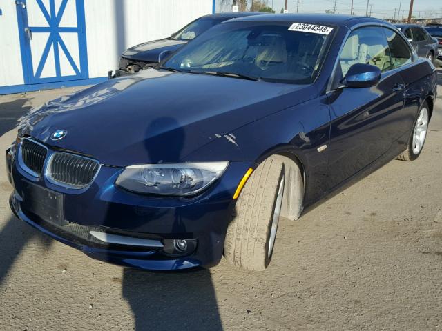 WBADX7C5XDJ589908 - 2013 BMW 335 I BLUE photo 2