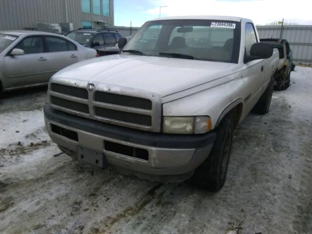 1B7HC16XX1S240098 - 2001 DODGE RAM 1500 WHITE photo 2