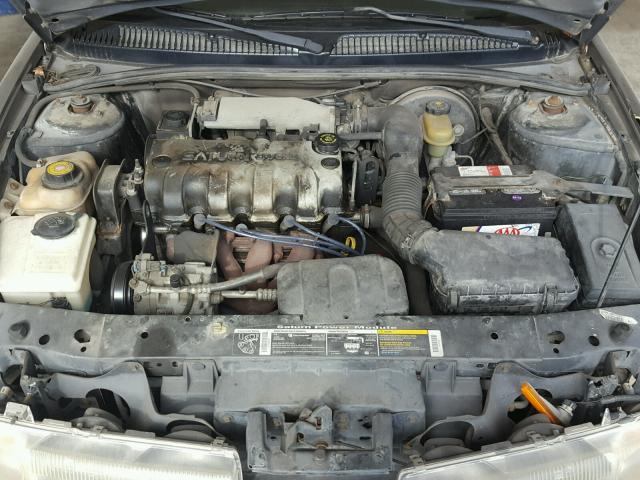 1G8ZH5285WZ127552 - 1998 SATURN SL1 BROWN photo 7