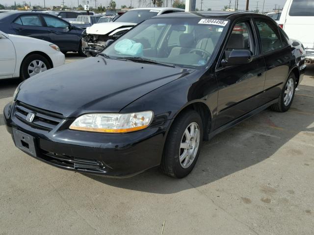 JHMCG66822C008397 - 2002 HONDA ACCORD EX BLACK photo 2