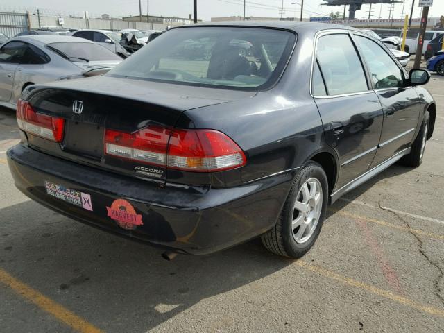 JHMCG66822C008397 - 2002 HONDA ACCORD EX BLACK photo 4