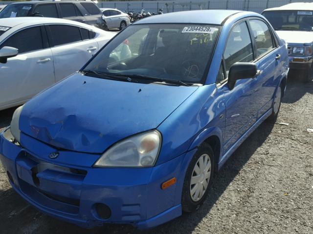 JS2RA61S645207014 - 2004 SUZUKI AERIO S BLUE photo 2